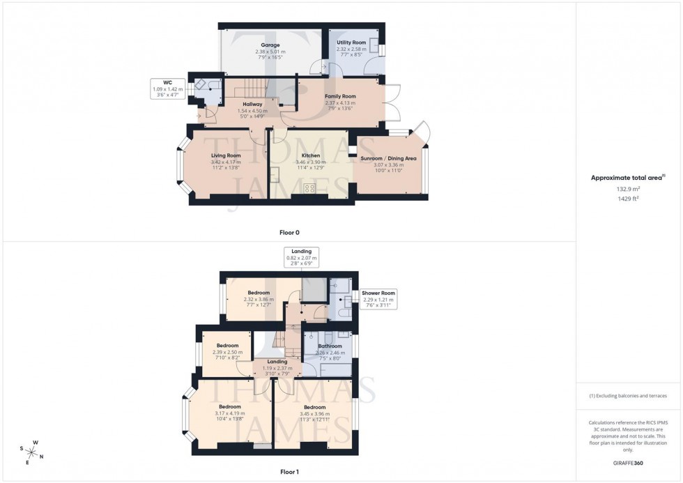 Floorplan for South Road, West Bridgford, Nottingham