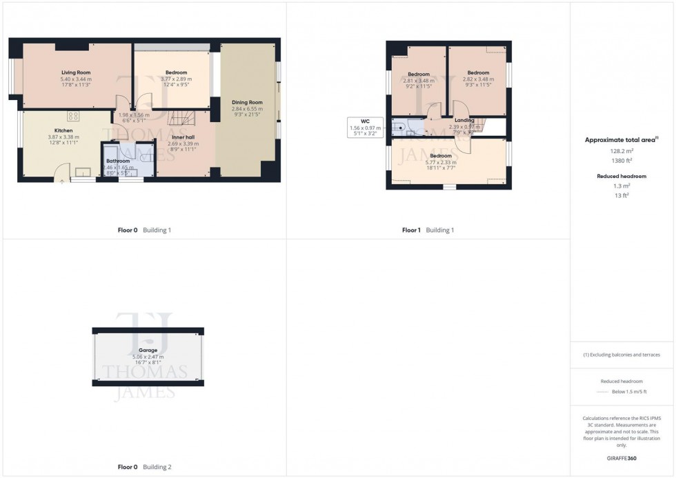 Floorplan for Carlton Crescent, East Leake, Loughborough