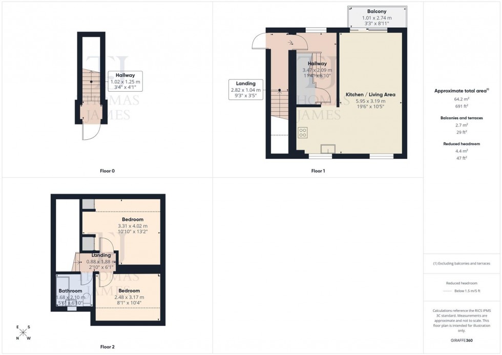 Floorplan for Flamingo Court, Nottingham