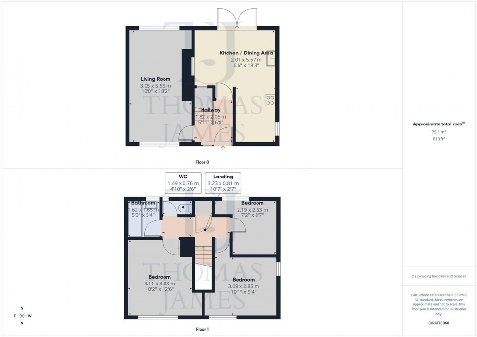 Floorplan for Colston Gate, Cotgrave, NG12