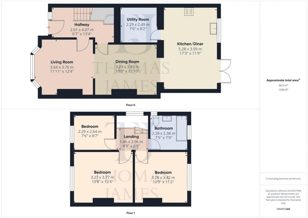 Floorplan for South Road, West Bridgford, NG2