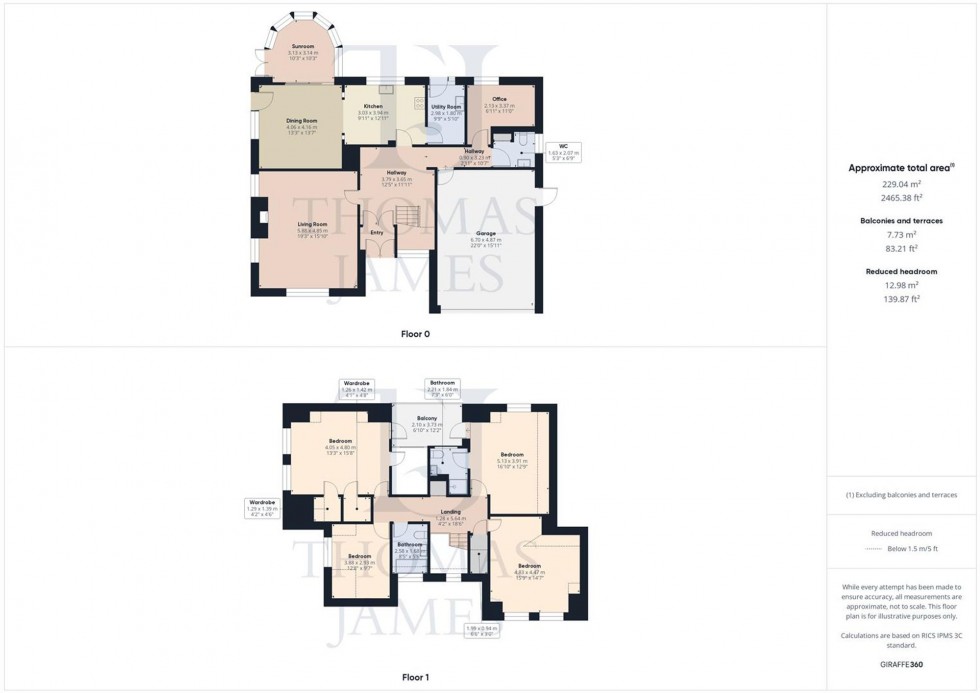 Floorplan for 18 Manor Park, Nottingham, NG11