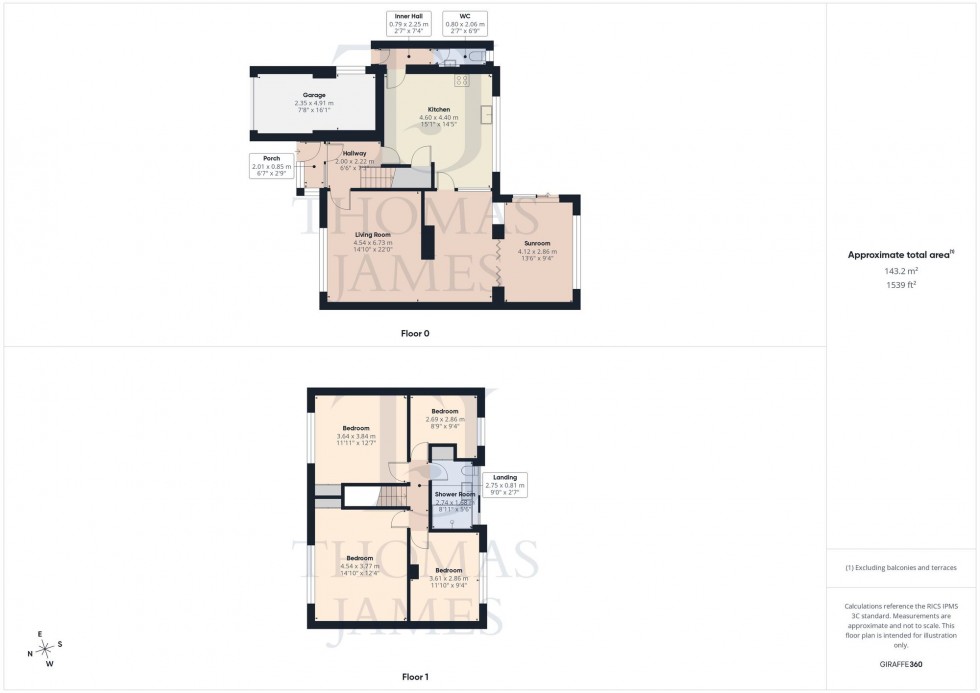 Floorplan for Musters Road, Ruddington, NG11