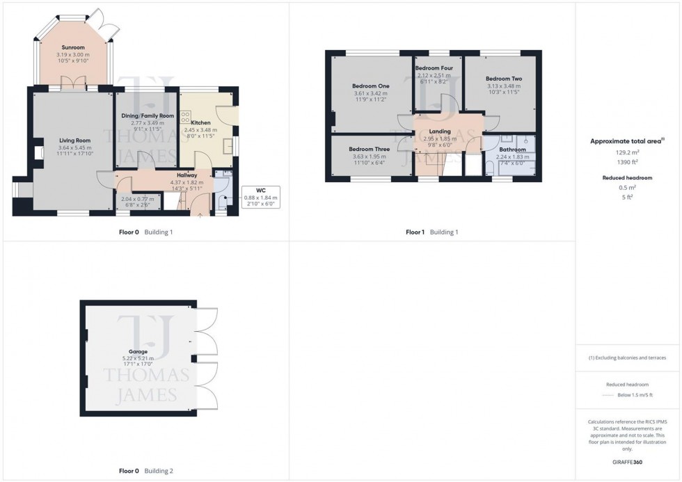 Floorplan for Carpenters Close, Cropwell Butler, NG12