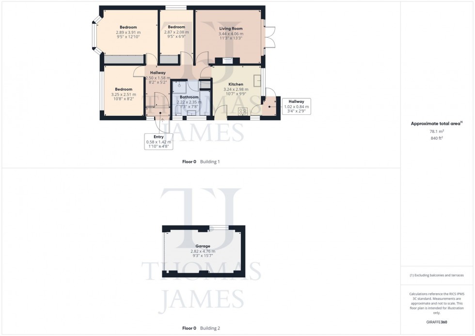 Floorplan for Greythorn Drive, West Bridgford, NG2