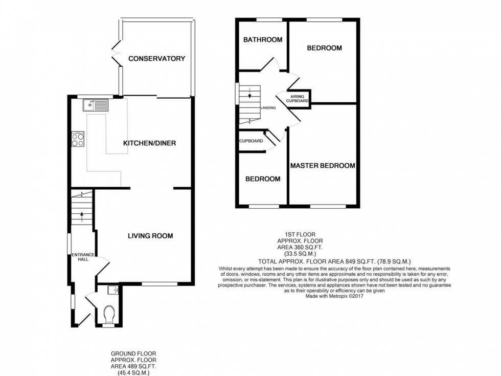 Floorplan for Gripps Common, Cotgrave, NG12