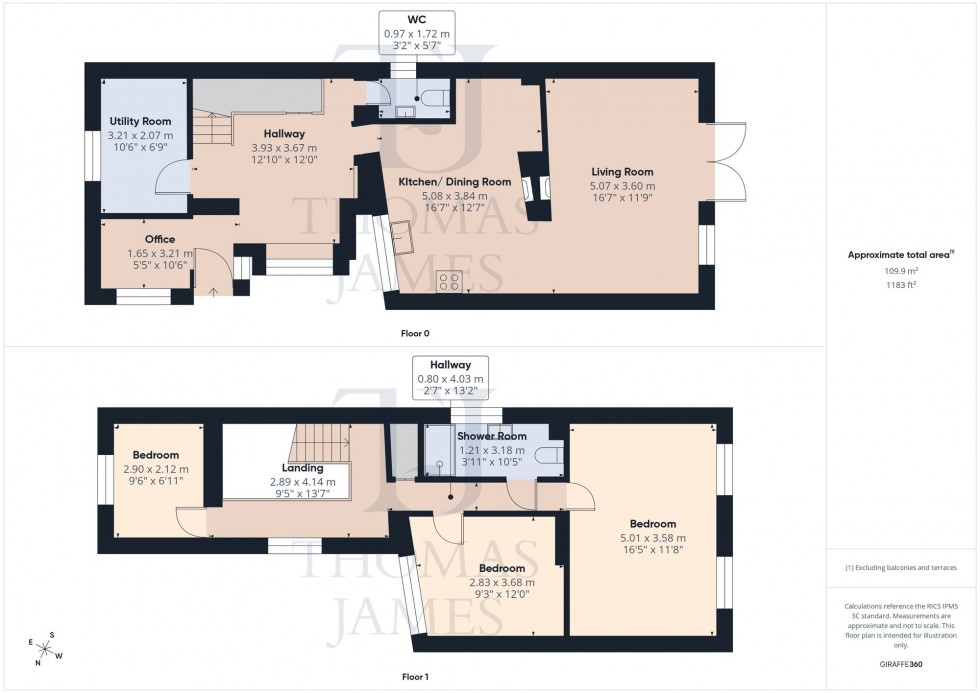 Floorplan for Hardigate Road, Cropwell Butler, NG12