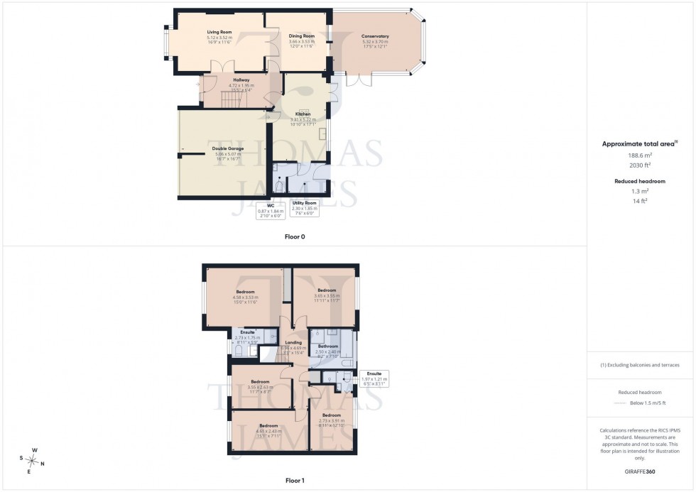 Floorplan for Cumberland Close, Ruddington, NG11