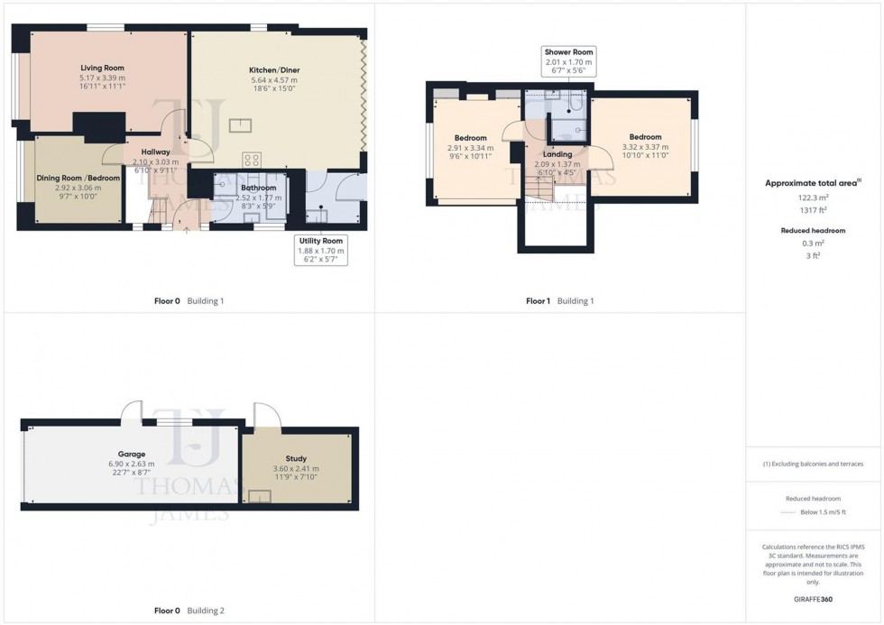 Floorplan for Pygall Avenue, Gotham, NG11