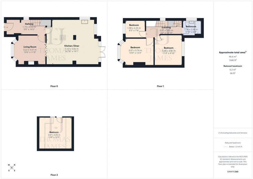 Floorplan for Ashworth Avenue, Ruddington, NG11