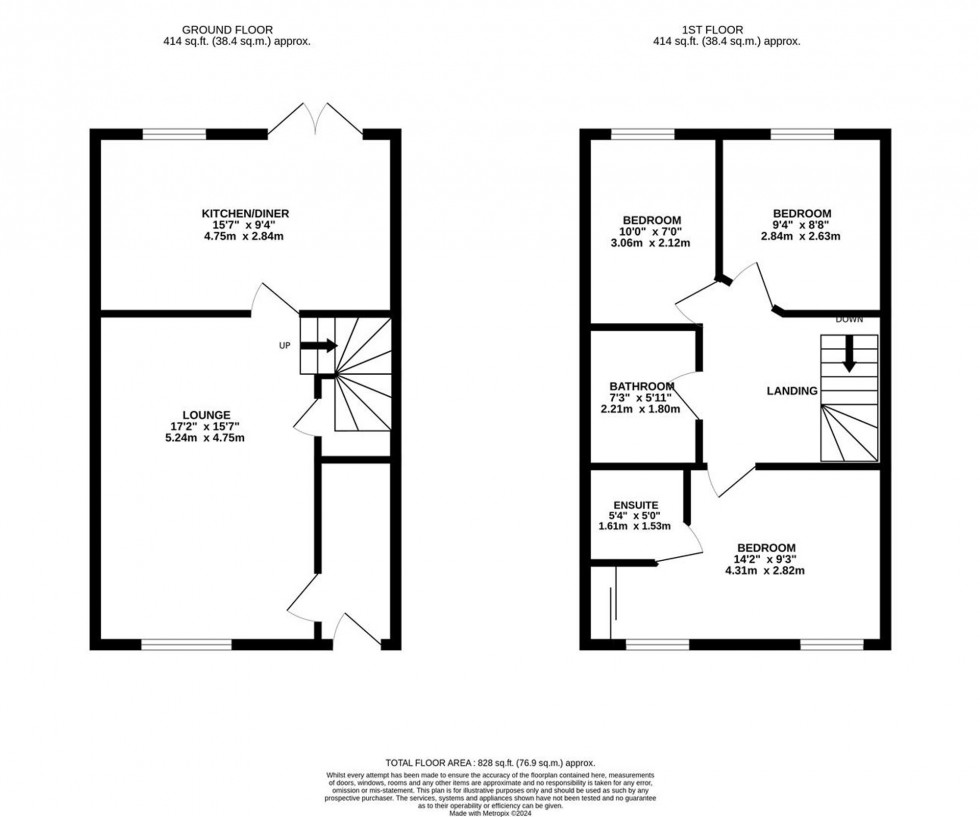 Floorplan for Woodhouse Gardens, Ruddington, NG11