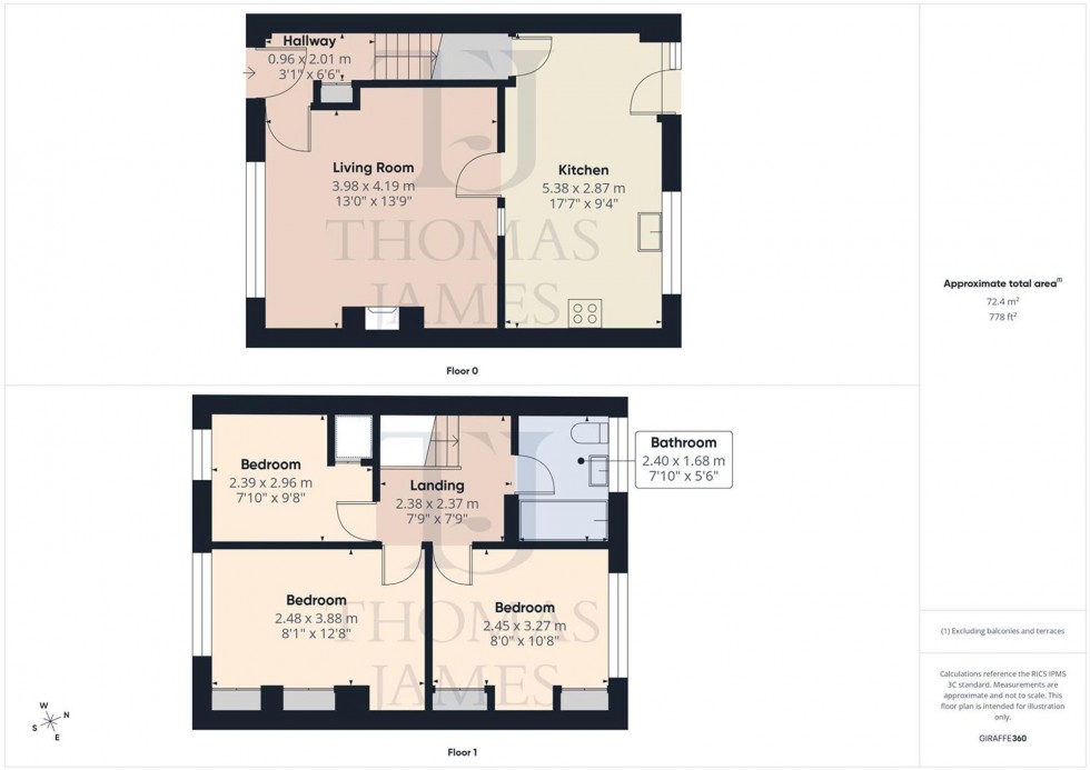 Floorplan for Leverton Green, Nottingham, NG11