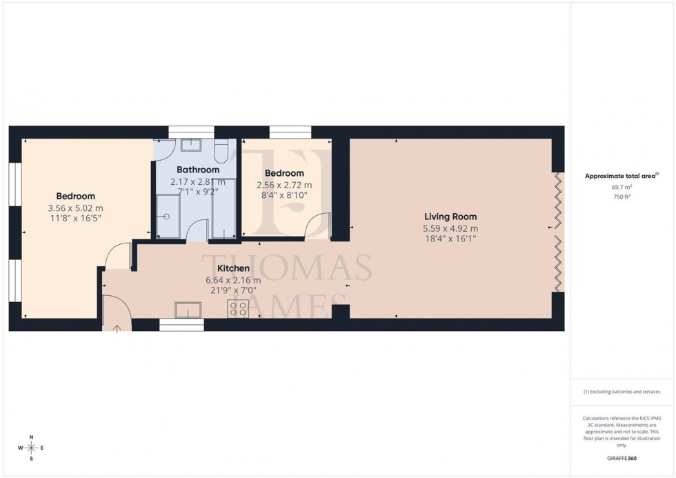 Floorplan for Lyons Close, Ruddington, NG11