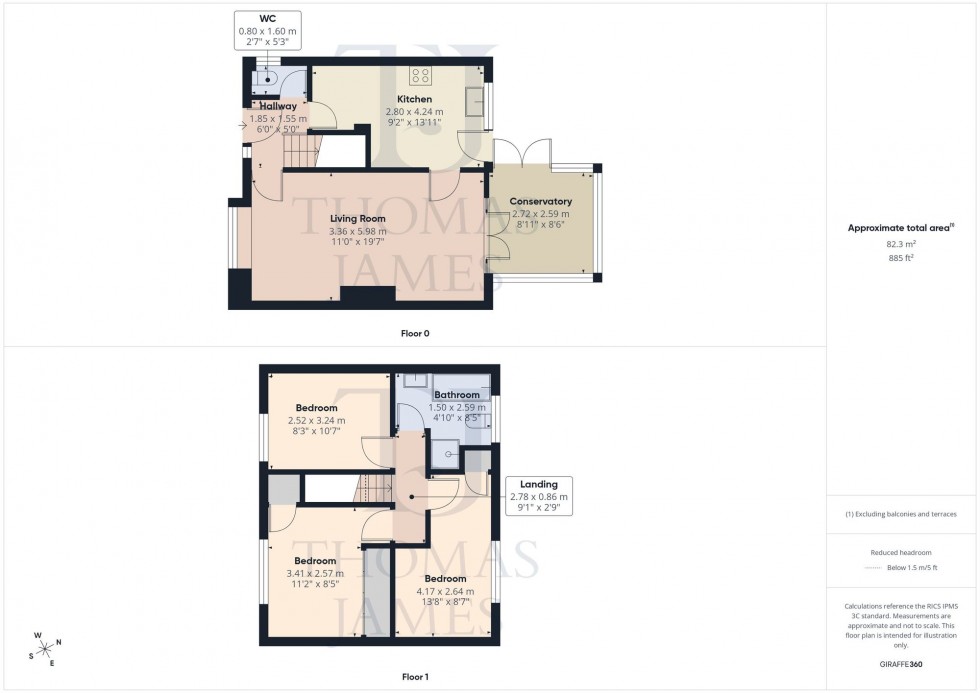 Floorplan for Brantford Avenue, Nottingham, NG11