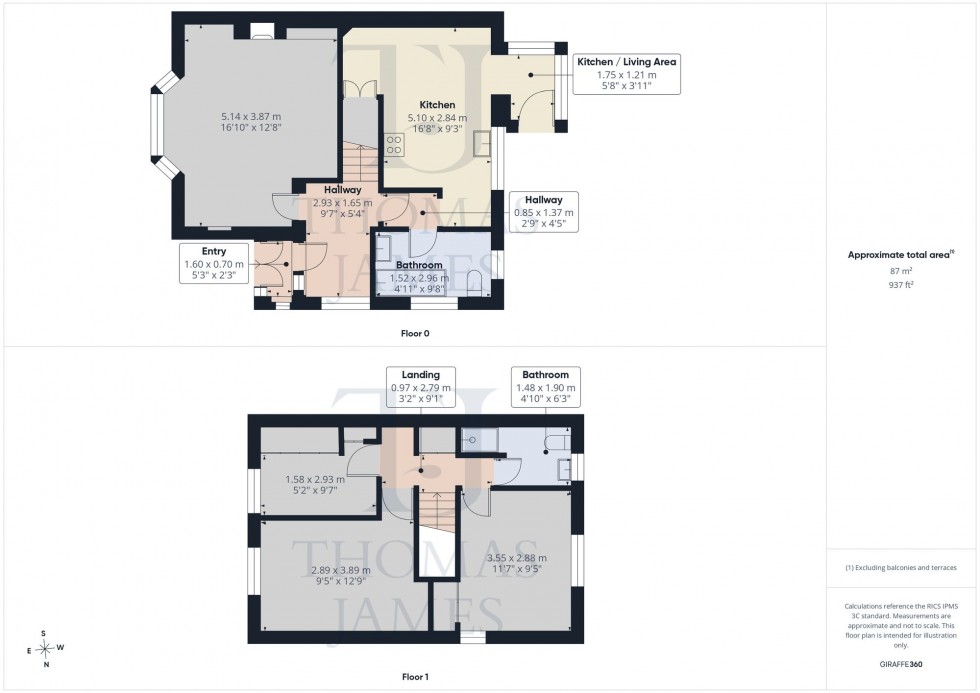 Floorplan for Summerwood Lane, Nottingham, NG11