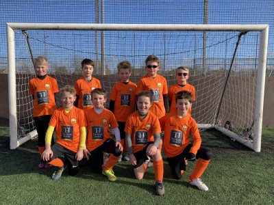 East Leake Bantams Under 8 Orange Football Team