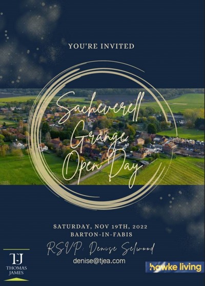 SACHEVERELL GRANGE - OPEN DAY, NOVEMBER 19th