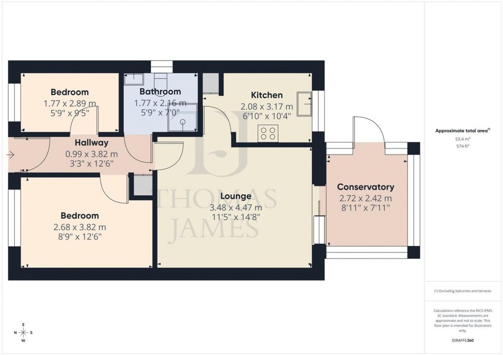 Floorplan for Shrimpton Court, Ruddington, NG11
