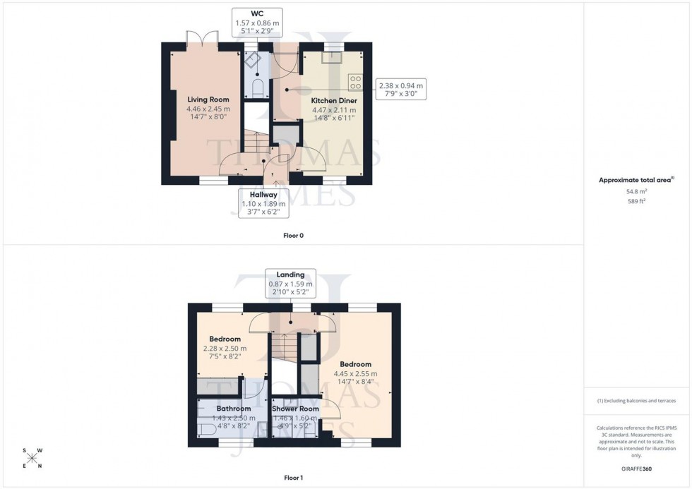 Floorplan for Church Street, Cropwell Bishop, NG12