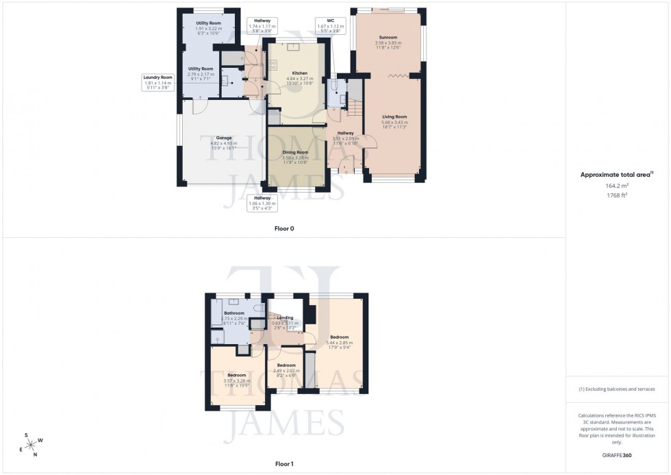 Floorplan for Clifton Road, Ruddington, NG11